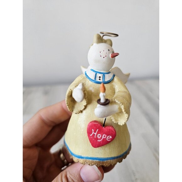 Sandi gore evans Angel snowman ornament hope candle candy cane Xmas tree - Picture 8 of 14